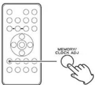 MEMORY/ CLOCK ADJ