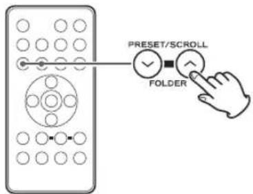 PRESET/SCROLL FOLDER