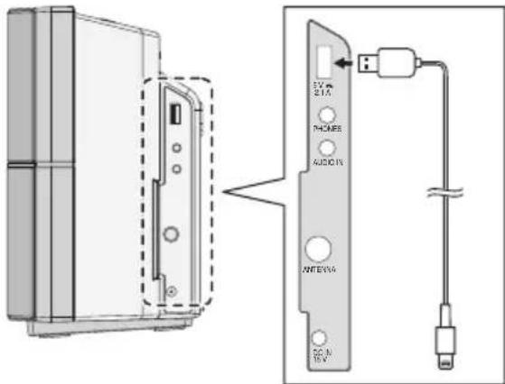 PIONEER X-SMC11 - Anschließen eines iPods/iPhones/iPads an den mitgelieferten iPad-Ständer - 1