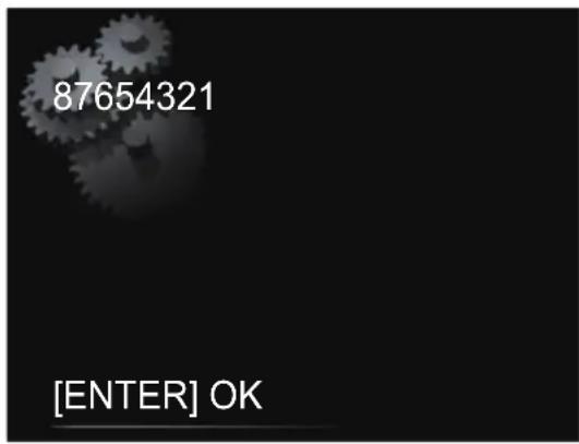 PIONEER X-SMC5 - Bevestig de PIN-code van dit apparaat en druk dan opENTER. - 1