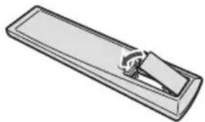 PIONEER X-SMC5 - Inserimento delle batterie nel telecomando - 2