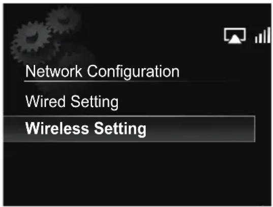 PIONEER X-SMC5 - U s ↑a↓ per scegliere Wired Setting o Wireless Setting, poi premere ENTER. - 1