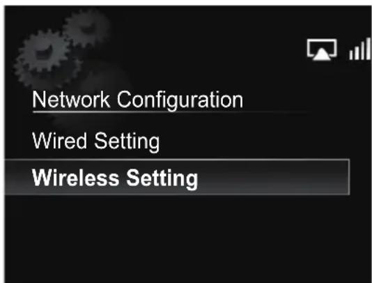 PIONEER X-SMC5 - Выберите Network Setting → Network Configuration. - 1