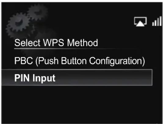 PIONEER X-SMC5 - Scegliere Network Setting → WPS. - 1
