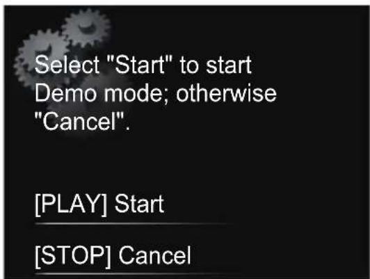 PIONEER X-SMC3 - U s ▶aPLAY per attivare la Demo Mode o ■ STOP per disattivarla. - 1
