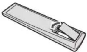 PIONEER X-SMC3 - Inserimento delle batterie nel telecomando - 2