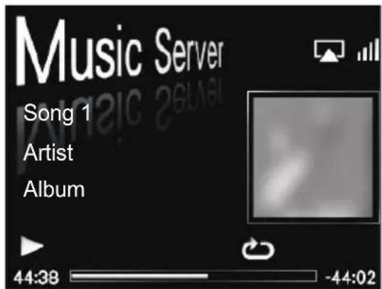 Music Server Song 1 Artist Album 44:38 -44:02