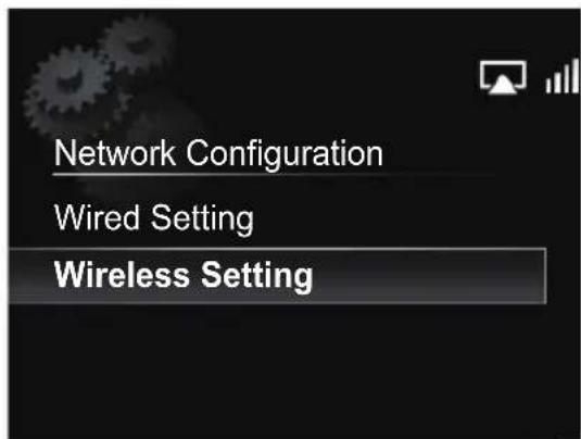 PIONEER X-SMC3 - Выберите Network Setting → Network Configuration. - 1