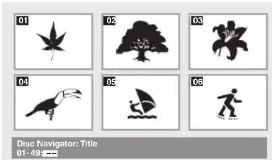 01 02 03 04 05 06 Disc Navigator: Title 01-49: