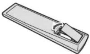 PIONEER X-SMC1 - Inserimento delle batterie nel telecomando - 2
