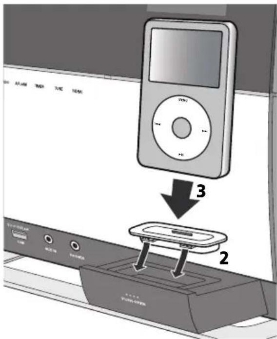 PIONEER X-SMC1 - Collegare l'iPod/iPhone. - 1