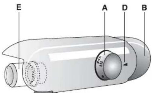 SMEG CR 325 A7 - Temperatureinstellung Kühlteil - 1