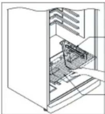 TECHWOOD KSNF 540 - Dritter Schritt: Herausnehmen der Crisper-Abdeckung - 1