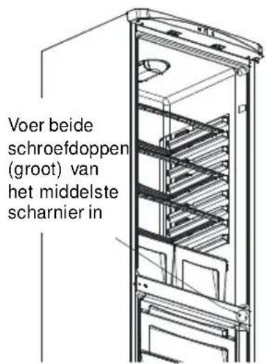 TECHWOOD KS 9310 - Wijziging van de richting waarin de deur opent - 4