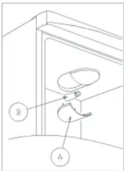 TECHWOOD KS 9310 - Auswechseln der Lampe im Kühlteil - 1