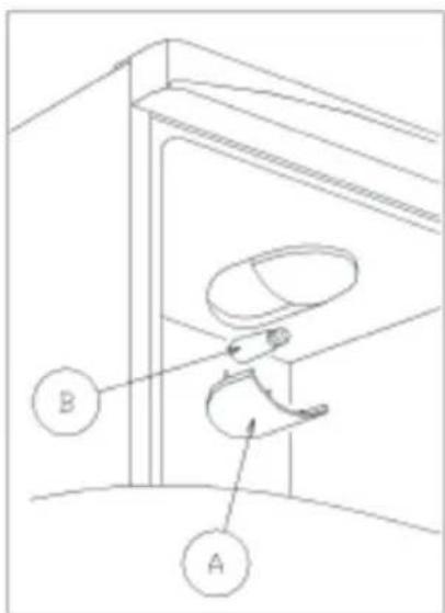 TECHWOOD KS 9310 - Voor het vervangen van de lamp in de koelkast - 1