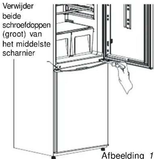 TECHWOOD KS 9310 - Wijziging van de richting waarin de deur opent - 1