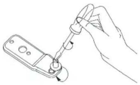 TECHWOOD KS 9310 - Changing of Door Opening Direction - 4
