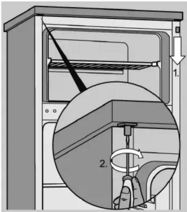 TECHWOOD KS 9260 - Türanschlag wechseln - 7
