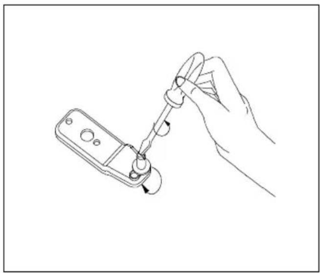 TECHWOOD KS 2601 - Reversing the door - 4
