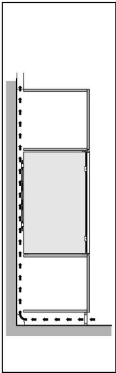 SMEG FI 164 A - Einbauabmessungen und Kühlung des Gerätes - 2