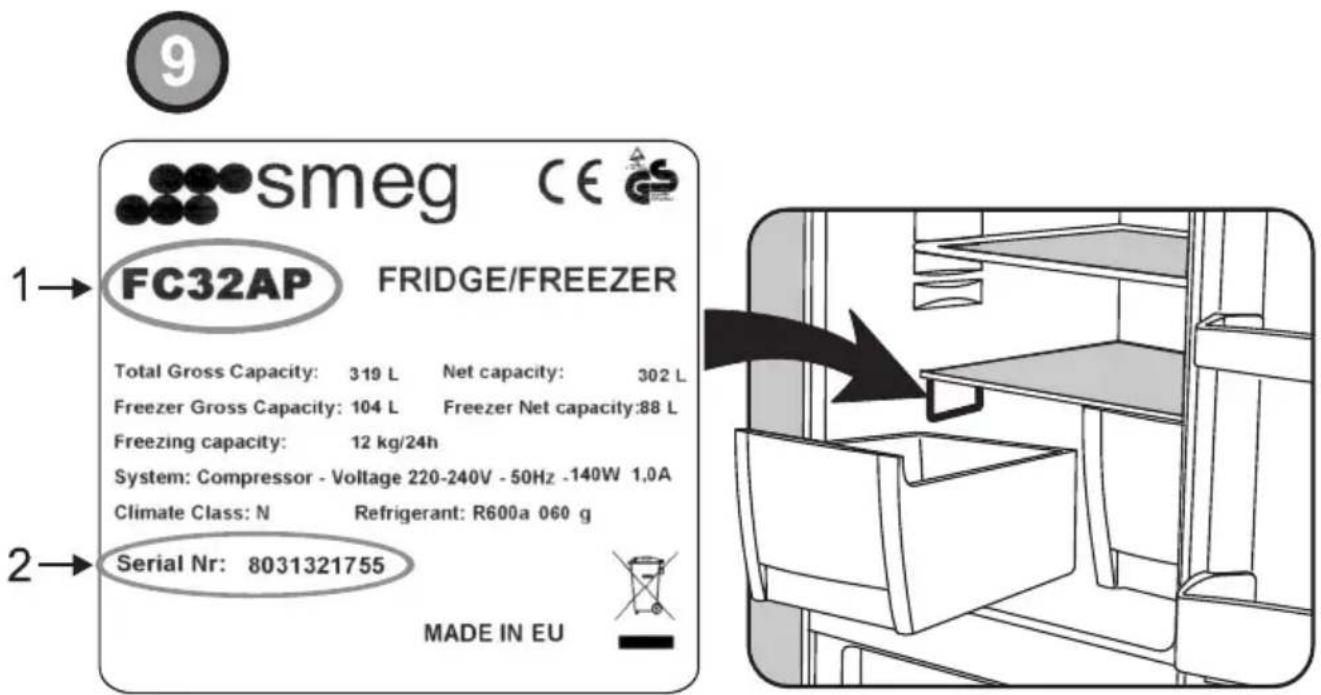SMEG FC 32 AP - GARANTIELEISTUNGEN - 1