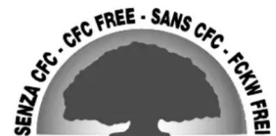 SENZA CFC - CFC FREE - SANS CFC - FCKW FREI