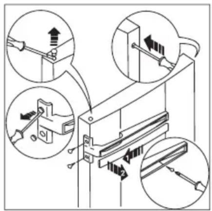 AEG-ELECTROLUX Santo 75380 KG8 - Wechsel des Türanschlags - 6