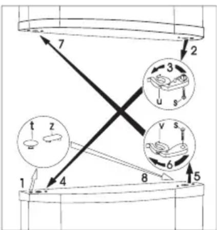 AEG-ELECTROLUX Santo 75380 KG8 - Draairichting deur veranderen - 4