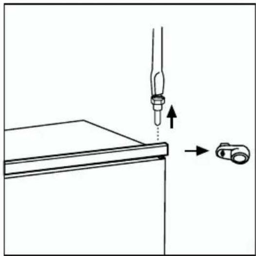 AEG-ELECTROLUX Santo C 41840 I - Rehingeing the door - 2