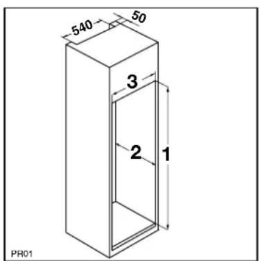 Küppersbusch IKE 339-1 - Nischenmaße - 2