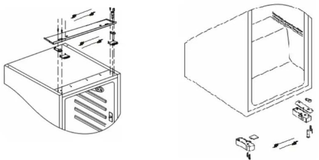 Everglades EVBI603 - Reversing the door - 1