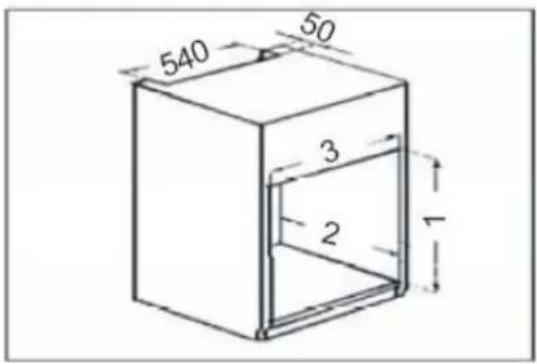 Everglades EVBI603 - Dimensions d'encastrement - 1
