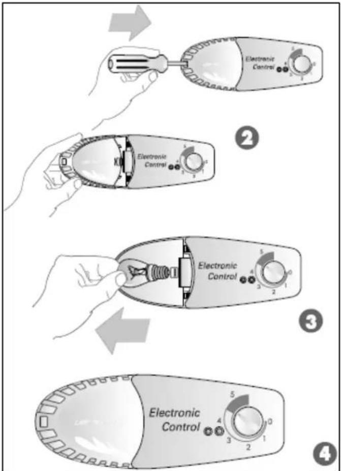 BAUMATIC Retro 2 - Replacing the light bulb - 3