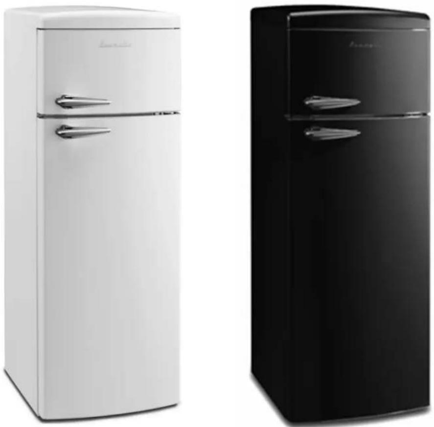 BAUMATIC Retro 2 - RETRO2BL/RETRO2IV 256 Litre retro style fridge freezer - 1
