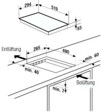 Küppersbusch EKI 307.0 - Hinweise zum Einbau - 2