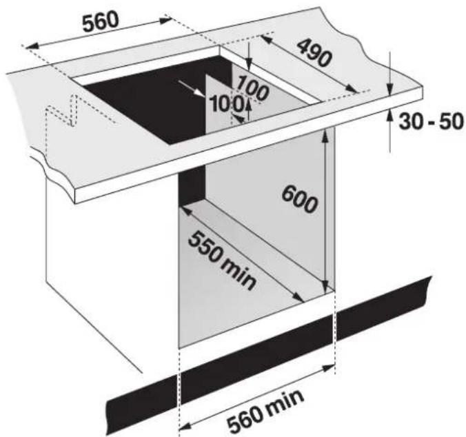 Küppersbusch KEH 6500.0 - Einbauschrank vorbereiten - 1