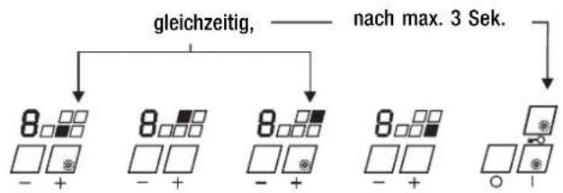 Küppersbusch KGCT 907.2 - Die Kindersicherung aufheben: - 1