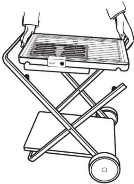 Küppersbusch GW 10 - Grillwagen aufstellen und zusammenlegen - 3