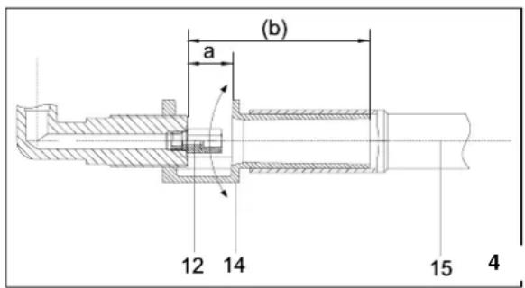 Küppersbusch GH 606.1 E - Einstellelemente des Backofenbrenners (Zeichnung 4) - 1