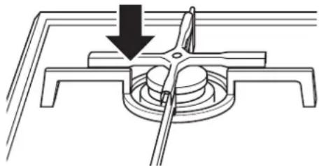 Küppersbusch GEH 6400.5 - Kleintopfkreuz (nur bei Glaskeramikmulden) - 1