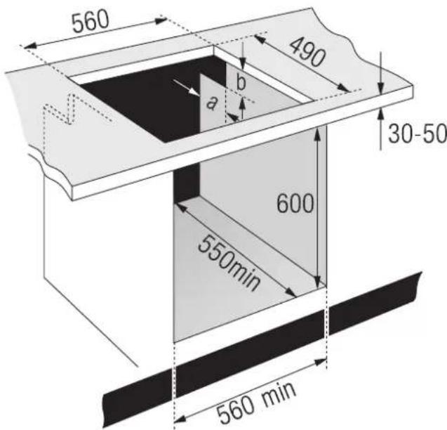 Küppersbusch GEH 6300.1 - Einbauschrank vorbereiten - 1