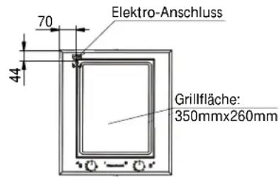Küppersbusch ETS 457.0 - Einbaumaße - 2