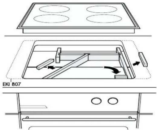 Küppersbusch EKI 847/0M - Einbau über einem Küppersbusch-Elektroeinbau-Backofen - 1