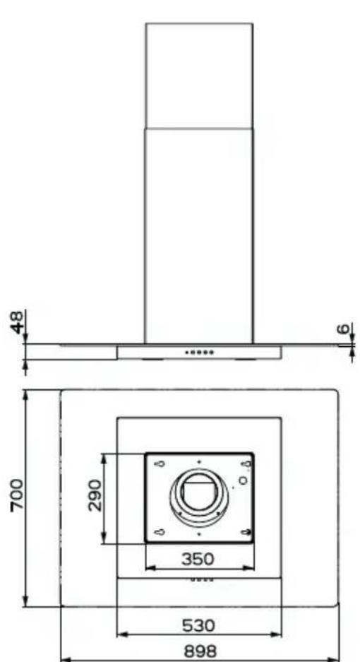 Küppersbusch IKD 9375.0 GE - Platzbedarf - 1