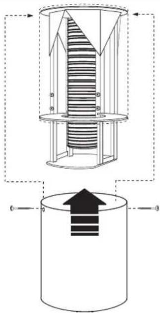 Küppersbusch IKD 908.1 - Die obere Kaminverkleidung anbringen - 1