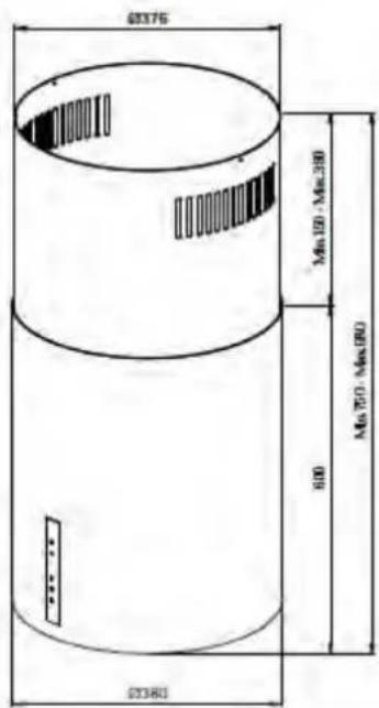 Küppersbusch IKD 4850.0E - Maßzeichnung IKD3850.0E - 1