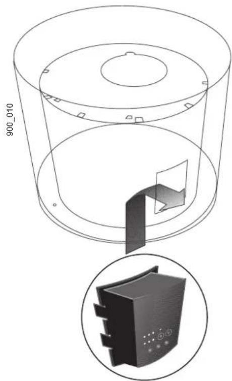 Küppersbusch IKD 908.2 - Unteres Kaminteil anbringen - 2