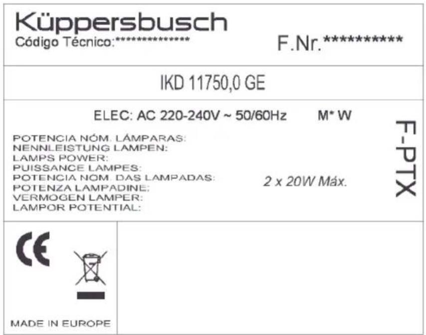 Küppersbusch IKD 11750.0 - Gerätemaße und Technische Merkmale - 2