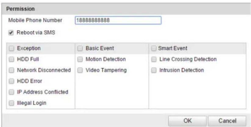 LEVELONE FCS-3084 - 1) Check the checkbox of Enable SMS Alarm. - 2